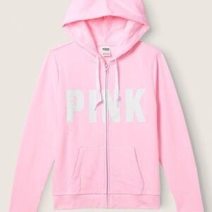 PINK Logo Light Pink Hoodie